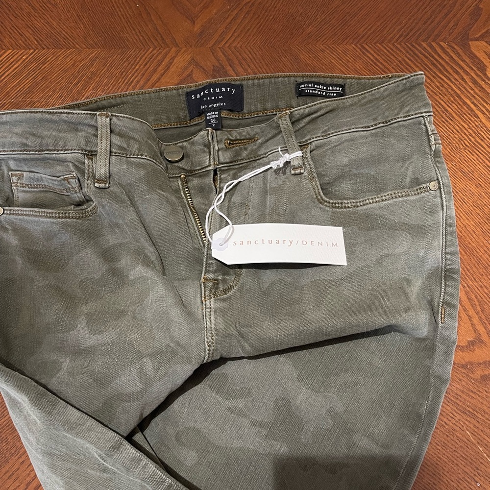 Sanctuary camo jeans new with tags